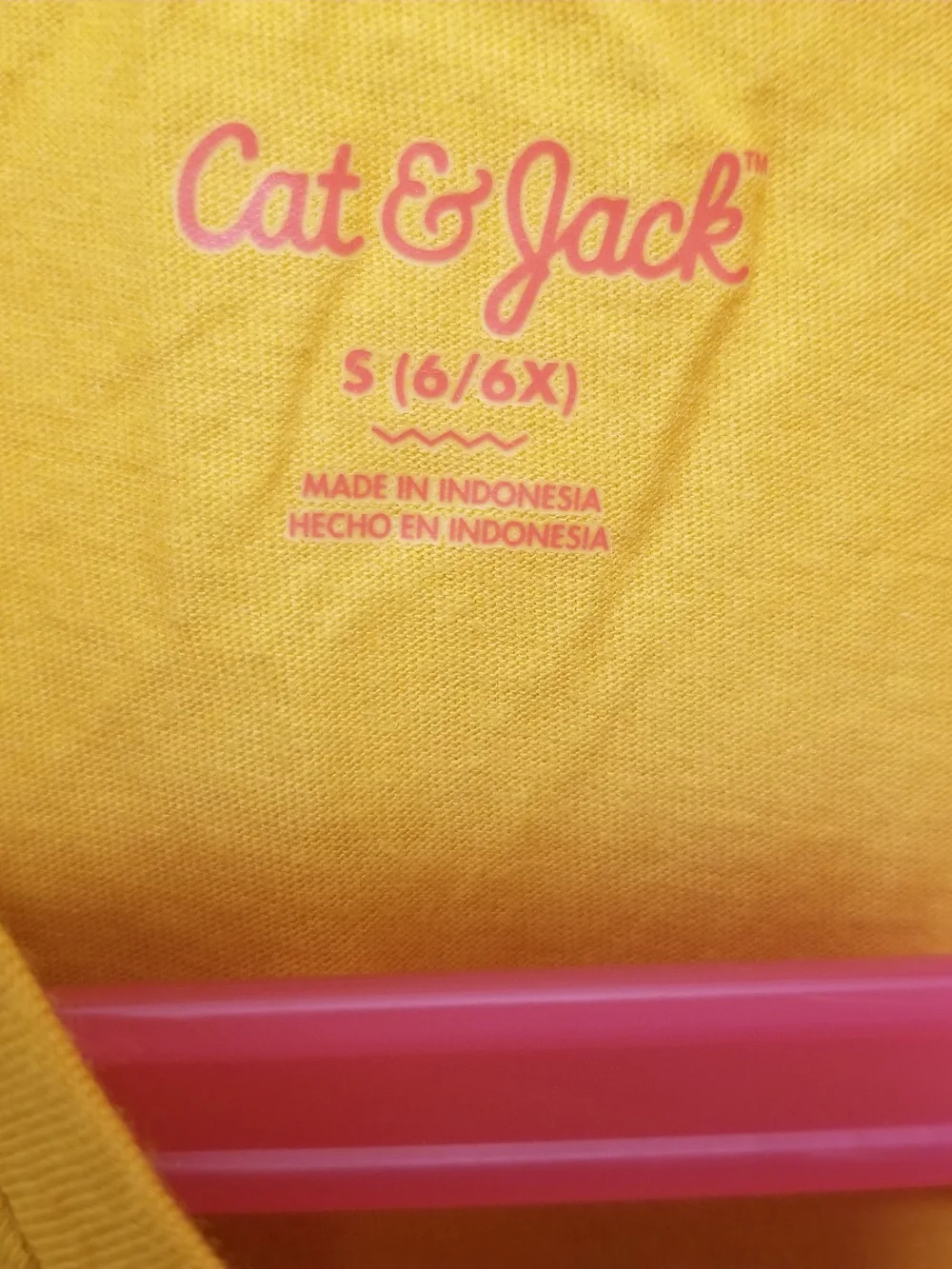 Cat & Jack Small Yellow Short Sleeve Tee with Pink & Purple Sequin Chevron
